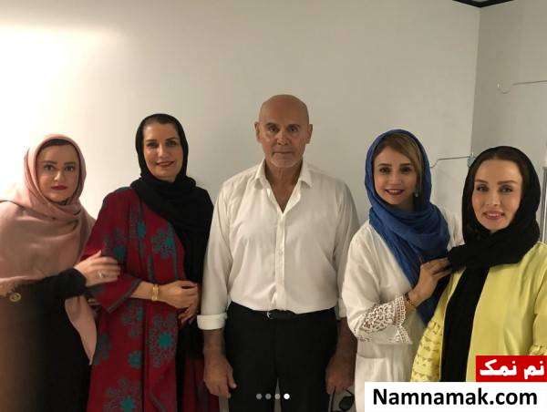 هنرمندانی که به عیادت جمشید مشایخی رفتند عیادت جمشید مشایخی