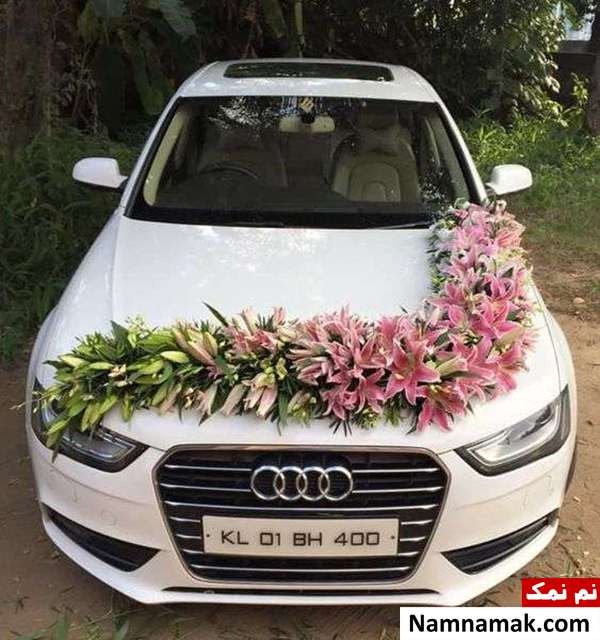 گل کاری ماشین عروس