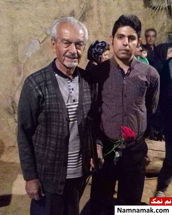 امین رضاملک پور و رحیم هودی پیشکسوت تئاتر شیراز