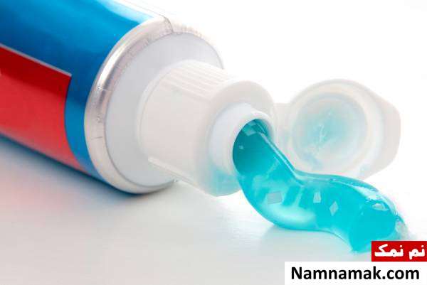 استفاده خمیر دندان