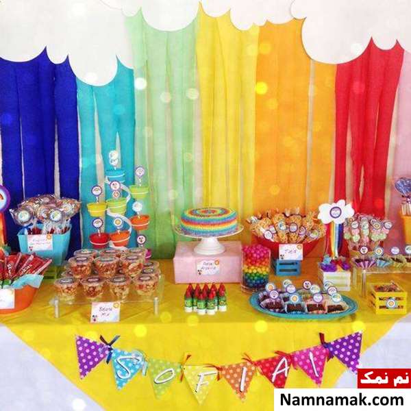 تم تولد رنگین کمان