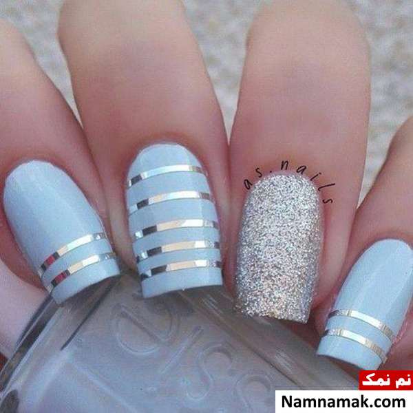 دیزاین ناخن مربعی شکل دیزاین ناخن