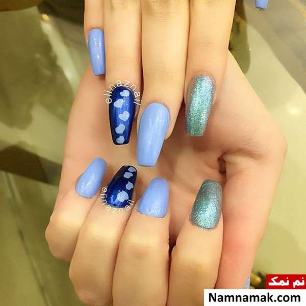 مدل های شیک ناخن گلدونی یا بالرین مدل های شیک ناخن گلدونی یا بالرین