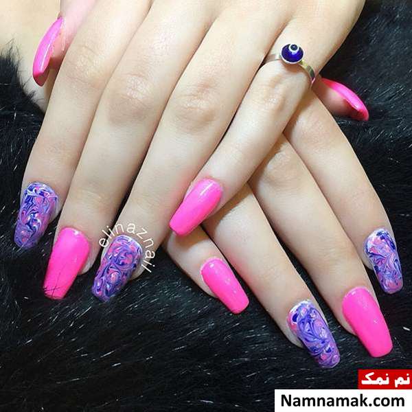 مدل های شیک ناخن گلدونی یا بالرین مدل های شیک ناخن گلدونی یا بالرینا