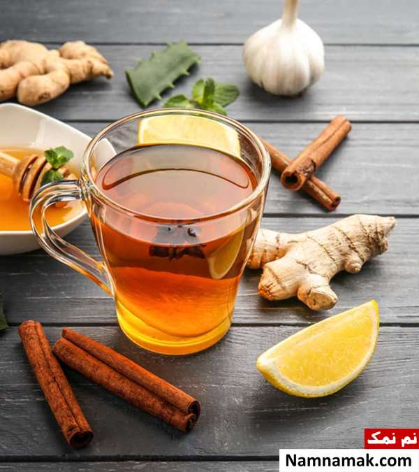 ترکیب زنجبیل و دارچین و لیمو