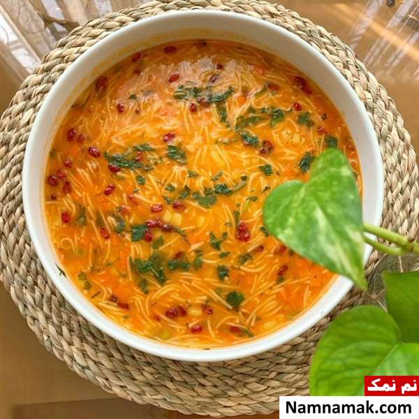 طرز تهیه سوپ ورمیشل