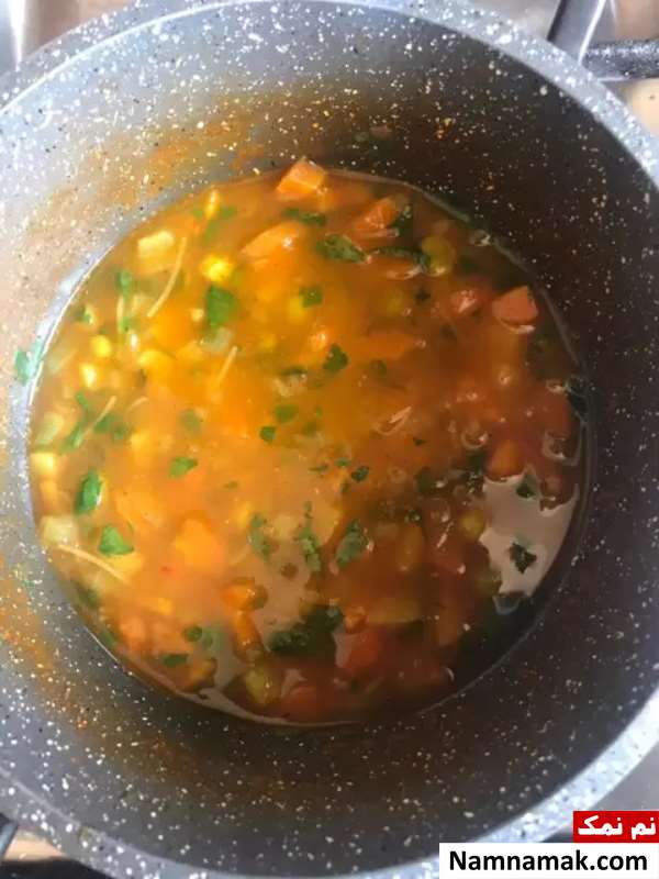 سوپ ورمیشل رژیمی