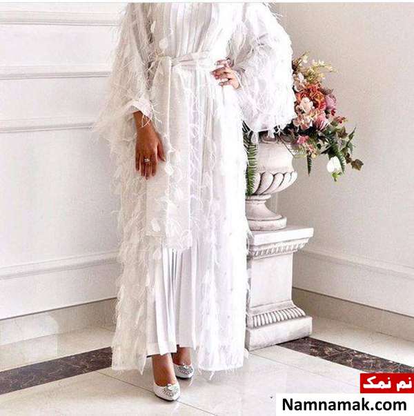 مانتو عقد سفید