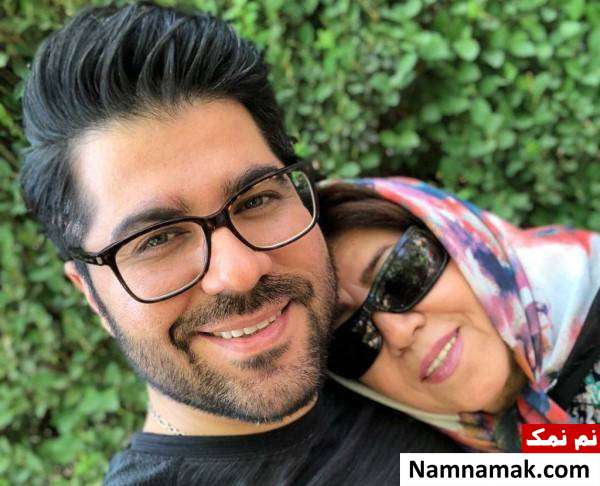 جدیدترین عکسهای خانوادگی بازیگران و هنرمندان حامد همایون و مادرش