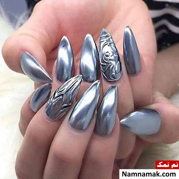 لاک صدفی آینه ای