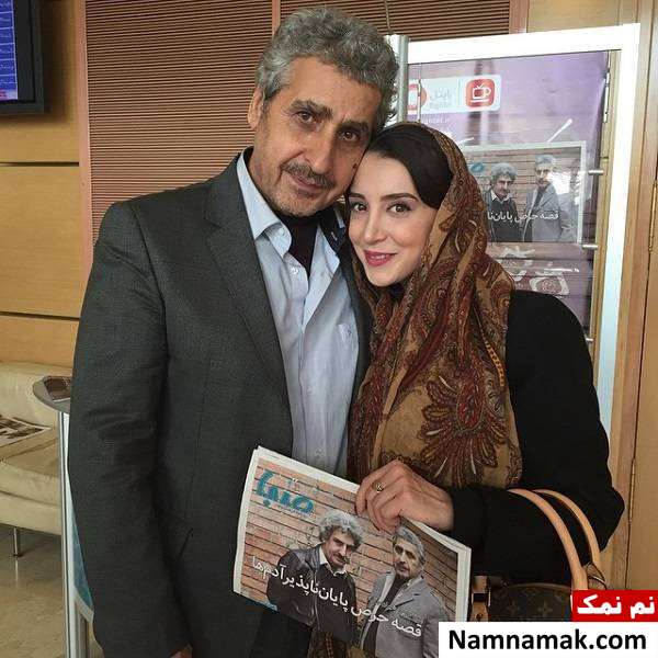 سحر جعفری جوزانی و پدرش سحر جعفری جوزانی و پدرش