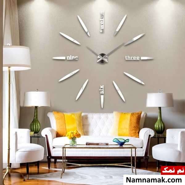  مدل ساعت دیواری بزرگ اتاق پذیرایی 