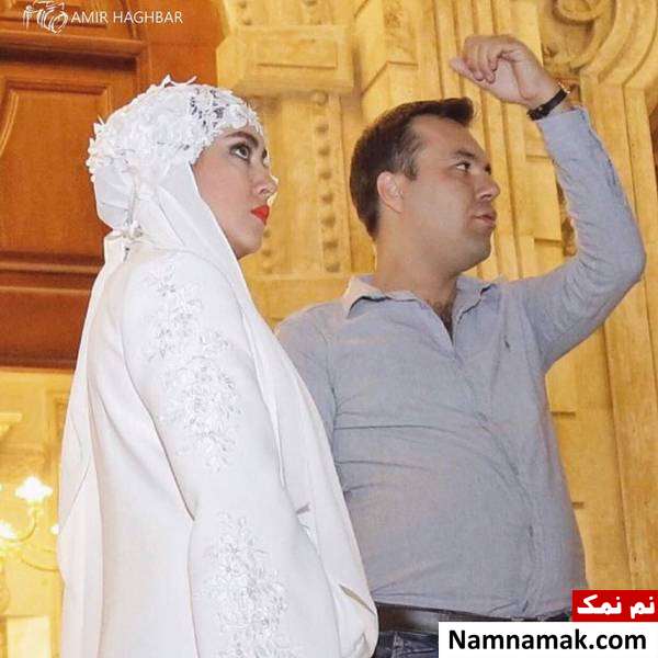 عکسهای بهاره کیان افشار با لباس عروس بهاره کیان افشار