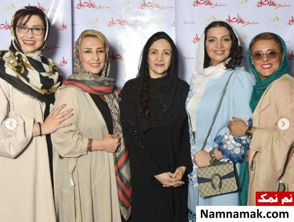 گلاب آدینه ، معصومه کریمی ، الهام پاوه نژاد در جشن نمایش سرحدات لیر