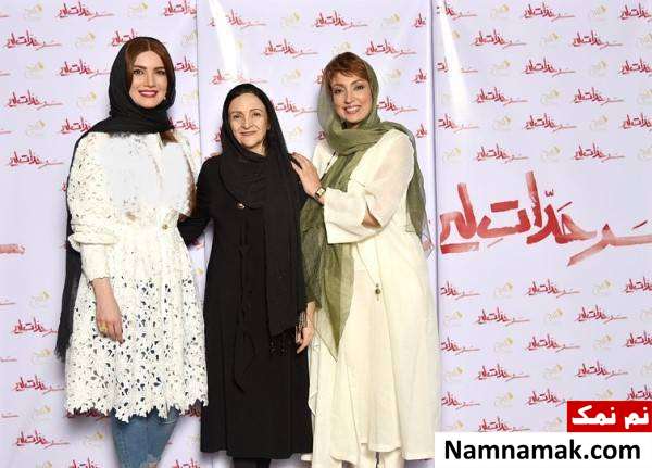 نگار عابدی و متین ستوده در جشن نمایش سرحدات لیر