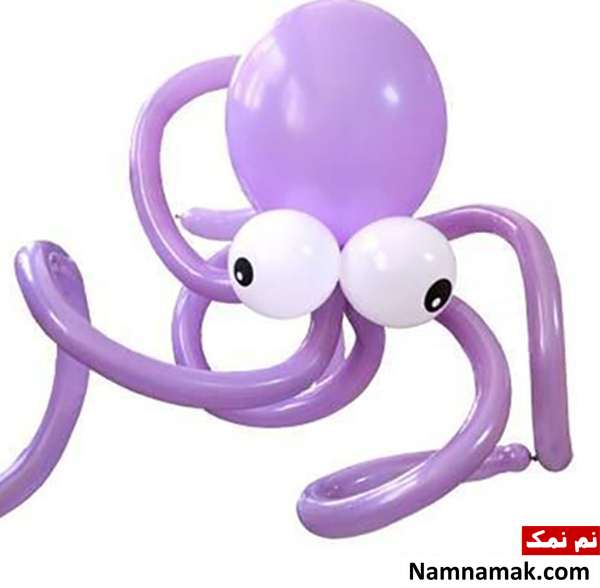 عکس بادکنک آرایی هشت پا