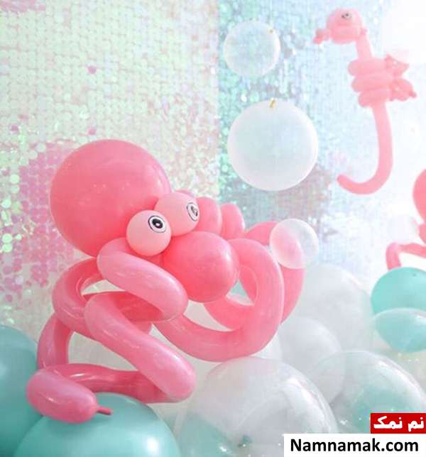 عکس بادکنک آرایی هشت پا