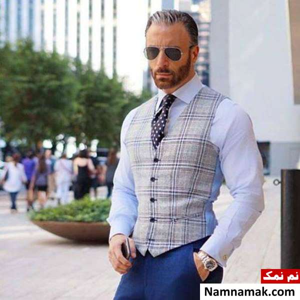 جلیقه چهارخانه مردانه جلیقه چهارخانه مردانه شیک