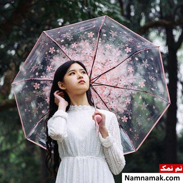 مدل عکس دختر با چتر