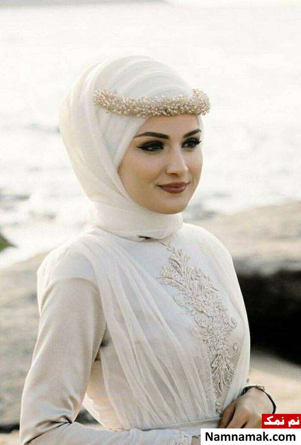 مدل تاج عروس مدل تاج عروس محجبه 2018