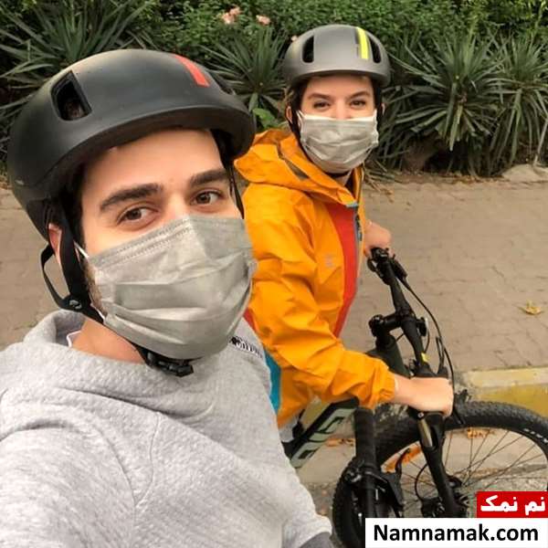 ستاره پسیانی در کنار برادرش خسرو
