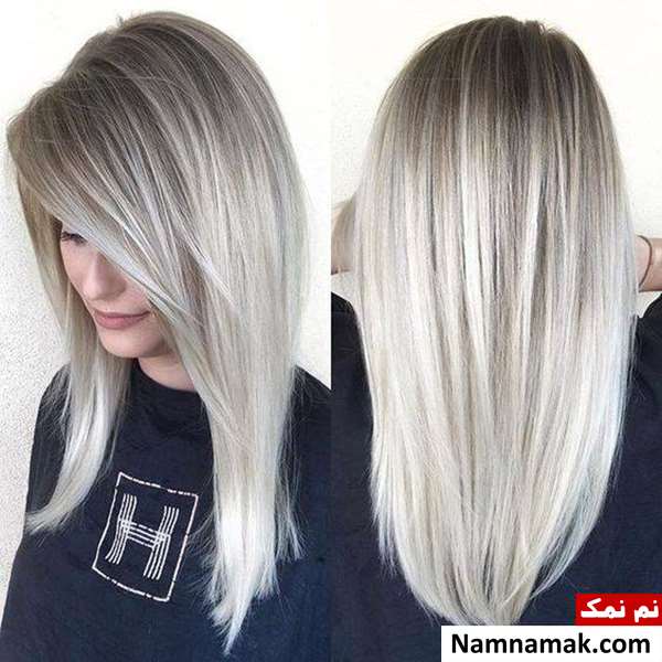 رنگ مو دودی متوسط 