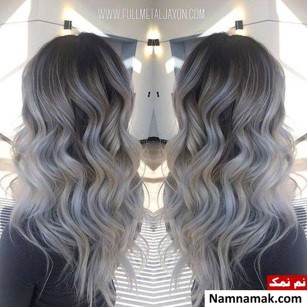 هایلایت دودی نقره ای 