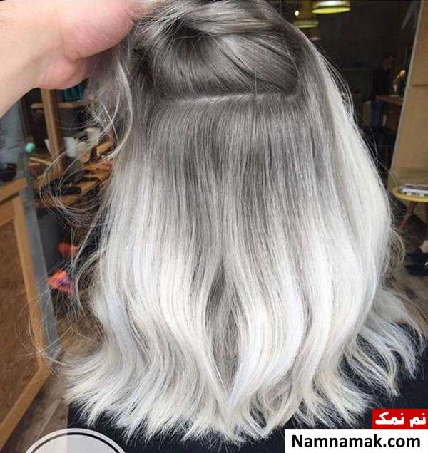 انواع مدل رنگ مو دودی