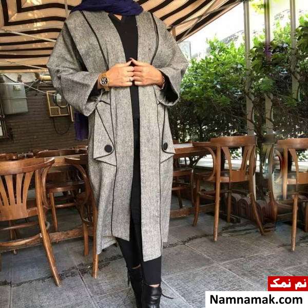 مدل مانتو پاییزی جلوباز