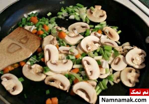 طرز تهیه فریتاتا سبزیجات