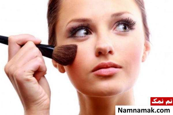 آموزش آرایش گونه برجسته