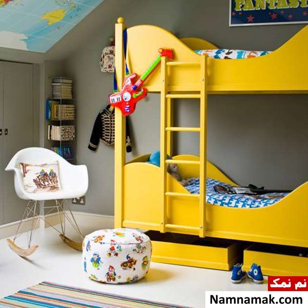 دکوراسیون اتاق زرد دکوراسیون اتاق پسربچه های دوقلو