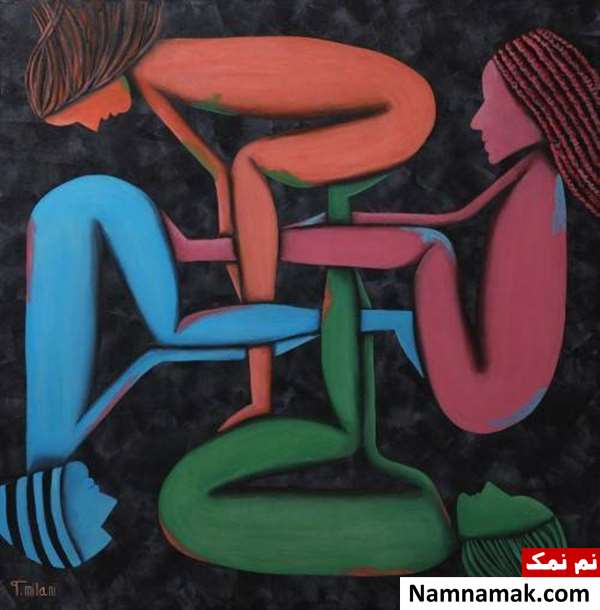 گردونه مهر نقاشی متفاوت تهمینه میلانی 