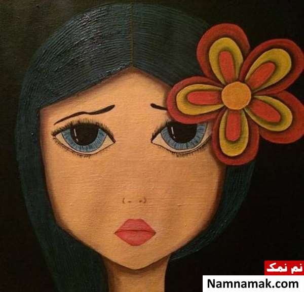 عکسی از نقاشی تهمینه میلانی 