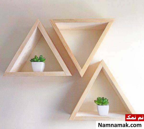 باکس های چوبی و مثلثی دیواری