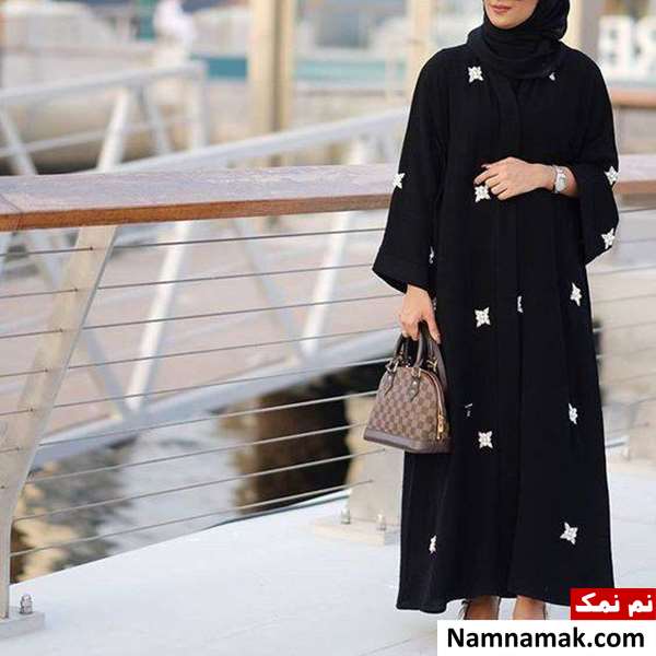 مدل مانتو مشکی بلند 