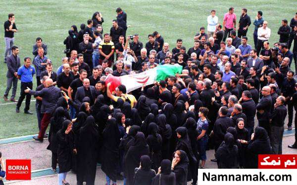 تشییع پیکر غلام نژاد تشییع پیکر غلام نژاد در ورزشگاه عضدی