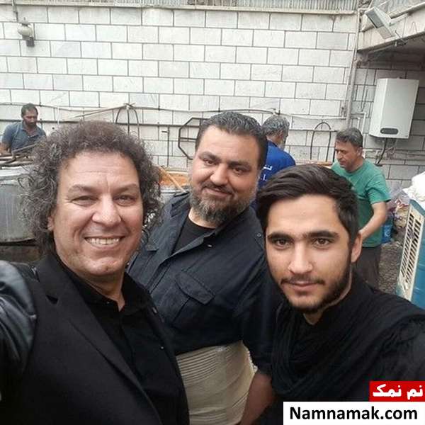 بازیگران و چهره های مشهور ایرانی در عزاداری های ماه محرم عکس آرش میراحمدی