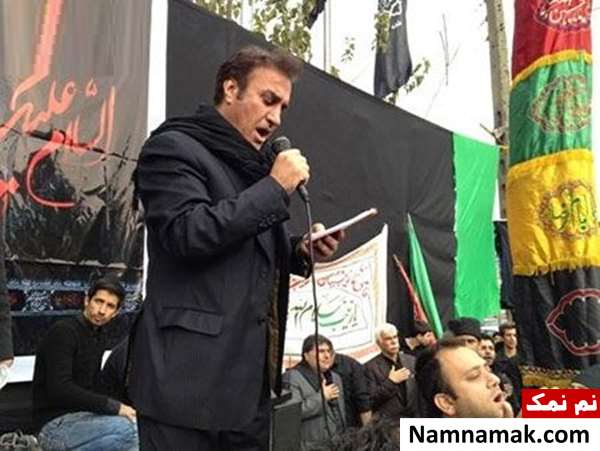 چهره های مشهوری که نوحه خوانی و روضه خوانی می کنند فرهاد کاظمی