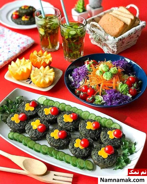 طرز تهیه کوکو سبزی قالبی