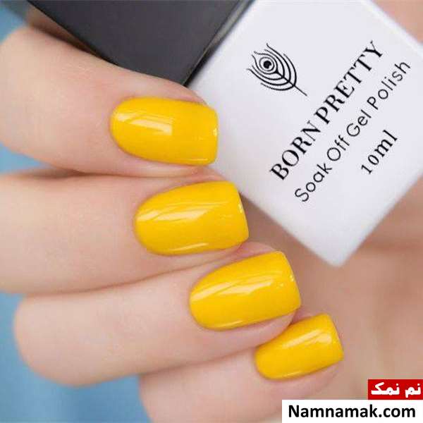 لاک زرد مناسب فصل پاییز