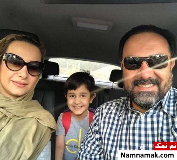 برزو ارجمند و پسرش برزو ارجمند و پسرش در اولین روز مدرسه