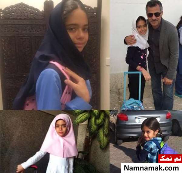 دختر رزیتا غفاری عکسی از دختر رزیتا غفاری در اولین روز مدرسه
