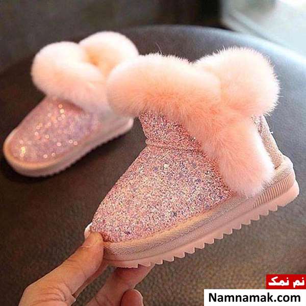 مدل نیم بوت خزدار بچگانه
