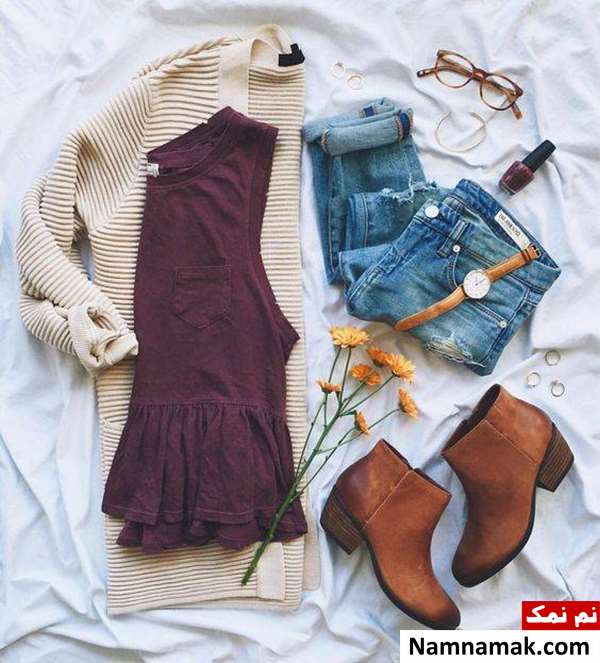 ایده ست کردن لباس پاییزی
