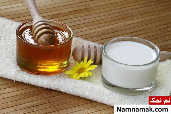 عسل و ماست برای وزی مو