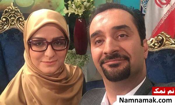 نیما کرمی نیما کرمی در کنار همسرش زینب زارع