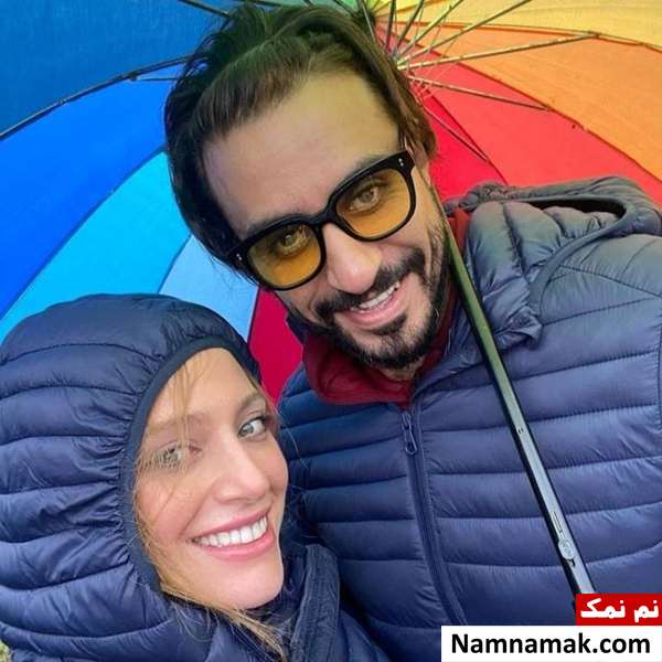 تبریک عاشقانه نگین معتضدی برای تولد همسرش نگین معتضدی و همسرش