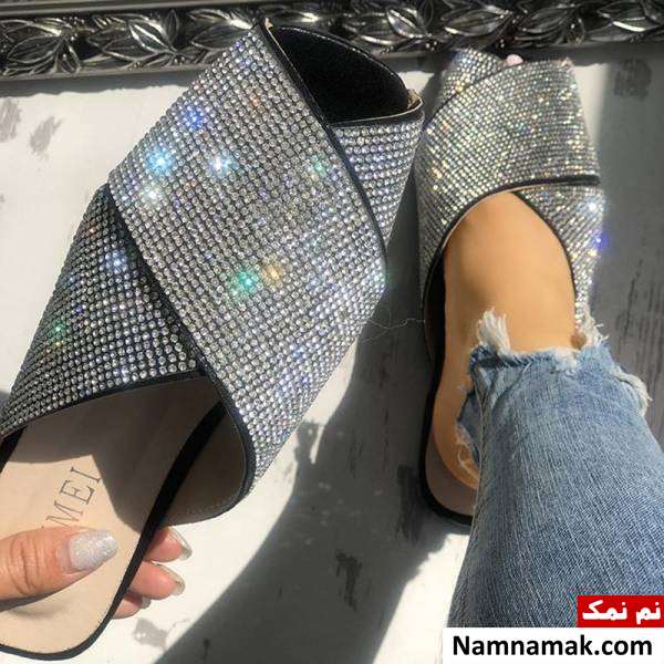 دمپایی مجلسی نگین دار