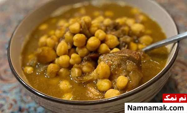 نخوداب ملحم یا حاوی گوشت